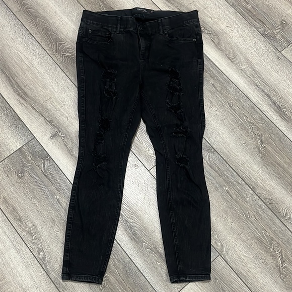Torrid bombshell skinny distressed jeans size 16 - Picture 4 of 6